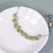 Fashionable Temperament Willow Yiyi Peridot Bracelet Tree Leaf Willow S925 Sterling Silver Inlaid Natural Gemstone Bracelet For Women_ipsvogv.com