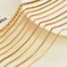 Titanium steel does not fade K electroplated snake bone chain box chain square pearl necklace stainless steel Cuban chain plain chain_ipsvogv.com