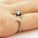 Cao Shi Open Copper Little Mouse Circles Cute Animal Female Finger Ring_ipsvogv.com