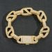 Men’s Jewelry Set Fashion New Hip Hop 15MMT Square Mixed Zirconium Circulation Bracelet Trendy Brand Personality Full Diamond Men's Bracelet Jewelry_ipsvogv.com
