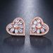Unisex Single Product Zircon Earrings Inlaid With Sweet Love Earrings_ipsvogv.com