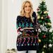 Women's Clothing autumn and winter niche design sweater women's Christmas tree sweater pullover little snowman thick sweater_ipsvogv.com