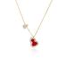 Titanium Steel Material Red Minimalist New Fashion Necklace, Female Gourd, Wealth Attracting, Transportation, Collarbone_ipsvogv.com