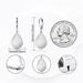 Unisex Hot Sales Fashionable And Elegant Teardrop Shaped Pendant Earrings For Women Light Luxury Wind Earrings_ipsvogv.com