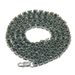 Men's Hip Hop 1 Alloy Rhinestone Single Row Diamond Ice Buckle King Tennis Chain Necklace_ipsvogv.com