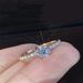 Simple Fashion Simulation Diamond Ring Diamond-embedded Wedding Couple Ring Wedding Ring_ipsvogv.com