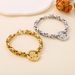 Fashion Palm Titanium Steel Bracelets Inlay Zircon Stainless Steel Bracelets_ipsvogv.com