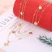 New Bohemian Cactus Round Plate Small Pendant Ball Three Layer Necklace_ipsvogv.com