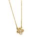 2023 new four-leaf clover necklace for women platinum-plated full diamond clavicle chain high-end fresh niche design neck necklace for women_ipsvogv.com