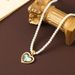 Abalone Shell Love Pendant Pearl Necklace Summer Women's Light Luxury Niche Temperament Versatile Clavicle Neck Chain_ipsvogv.com