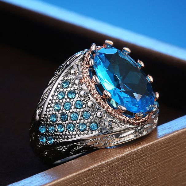 Cao Shi's Exaggerated Woven Rhinestone Inlaid For Women's Creative Luxury Ring_ipsvogv.com