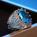 Cao Shi's Exaggerated Woven Rhinestone Inlaid For Women's Creative Luxury Ring_ipsvogv.com