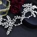 Rhinestone Headdress Bridal Wedding Dress Handmade Accessories Wedding Dance Party Wide Brim Headband_ipsvogv.com