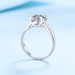 Bullhead Style S Silver For Women Plated With Pt950 One Carat Mosonite Diamond Ring Holder_ipsvogv.com