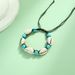 New Personalized And Fashionable Turquoise Beads Handmade Weaving Shell Feet Chains_ipsvogv.com