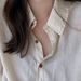 Korean Version Pure Silver Necklace, Simple And Niche Chic, Internet Famous, Round Sequin Short Necklace_ipsvogv.com