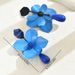 Personalized women's fashionable and niche flower resin design, hip-hop earrings, versatile earrings_ipsvogv.com