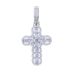 Hip Hop Cross Men's Necklace Round Inlaid Single Row Zircon Tennis Chain Trendy_ipsvogv.com