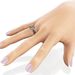 Sanjie Diamond Inlaid Flower New Jewelry Rose Shaped Women's Pair Ring Two Tone Handmade_ipsvogv.com