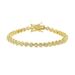 Women's Jewelry Heart Shaped Zircon Tennis Chain Bracelet Electroplated Gold Popular Ladies Bracelet Jewelry_ipsvogv.com