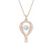 Beating Heart Confession Balloon Necklace Female Element Crystal Clavicle Necklace Female_ipsvogv.com