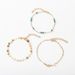 Summer New Footwear Fashionable And Simple Turquoise Popular Elements Round Plate Feet Chains For Women_ipsvogv.com