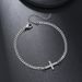 Geometric Stainless Steel Triangle NK Chain Bracelet Men's Hip Hop Cross Love Charm Bracelet Women_ipsvogv.com