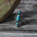 Artistic American court style vintage r, female personality inlaid with turquoise, versatile and niche index fer_ipsvogv.com