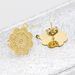 Stainless Steel Earring Accessories DIY Handmade Patterned Circular With Loops, Gold Plated Earrings_ipsvogv.com