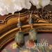 Vintage Set, Medieval Court Fashion Jewelry, Natural Black Cat's Eye Stone, Bead Necklace_ipsvogv.com