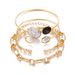 personality retro thick chain anklet set ins cold style retro anklet bracelet set female_ipsvogv.com