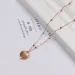 X574 Style Designer Letter Pendant Nes Gold Plated Crysat Women Wedding Party Jewerlry Accessories Double Heart_ipsvogv.com