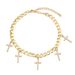 Hot Selling Faith Prayer Diamond Pendant Niche Design Street Hip-hop Cross Necklace_ipsvogv.com