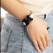 Trendy Hip-Hop Thick Chain Metal Lock Cool High Street Motorcycle Style Functional Buckle Bracelet For Men_ipsvogv.com