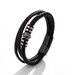 Hot Selling Handmade Braided Genuine Multi-layer Men's Bracelet Stainless Steel Leather Cord_ipsvogv.com