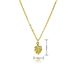 New Design, Simple Temperament, Leaf Flower Micro Inlaid Zircon Pendant Necklace_ipsvogv.com