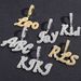 Pendants & Charms Hip HopPersonality Private Custom Signature Letters Uppercase And Lowercase Mixed Splicing DIY Combination Hip Hop Necklace_ipsvogv.com