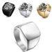 Jewelry Now Available In Batches Titanium Steel Domineering Retro Solid Full Diamond Polished Stainless Steel Ring Can Be Engraved Men_ipsvogv.com