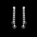 Crystal Rhinestone Bridal Jewelry Set - Necklace, Earrings & Bracelet (3-Piece Wedding Collection)_ipsvogv.com