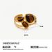 tiger eye stone titanium steel ring cross border stainless steel red agate high grade natural stone rings jewelry_ipsvogv.com