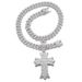 Hip Hop Cross Necklace New Product Creative Versatile Alloy Full Diamond Unisex Cuban Chain Necklace_ipsvogv.com