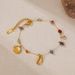 Women's Jewelry Niche Ocean Style High End Bracelet Female Stainless Steel Shell Versatile Colored Stone Titanium Steel Jewelry_ipsvogv.com