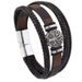 Braided leather bracelet fashion punk style multi layer men's bracelet fashion trend tree of life personality bracelet_ipsvogv.com