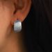 Women's Jewelry Metal Ball C Shaped Earrings Light Luxury Niche Design High End Fashion Personalized Texture Earrings_ipsvogv.com