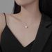 S Pure Silver Simple and Fashionable Six Claw Necklace with One Carat Mosang Stone Pendant_ipsvogv.com