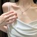 Turning Love, Small Hollow Necklace For Women's Instagram Japanese And Korean Simplified Design Pendant, Versatile_ipsvogv.com