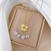 Double 【 】 Wear Four Leaf Flower Light Luxury Charm Gorgeous Full Diamond Necklace Women's Versatile Clavicle Titanium 【 】_ipsvogv.com