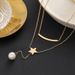 Meichen 2023 New Fashionable Double Layered Niche Design With Collar Chain, Tassel Pearl Pendant Net, Popular 100%_ipsvogv.com