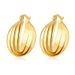 Women's Jewelry French Titanium Steel Three Ring Three Color Earrings Temperament Net Red Jewelry_ipsvogv.com