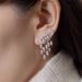Women's Jewelry Fashion Angel Wings Earrings Light Luxury High End Design Diamond Tassel Earrings Fashionable Water Drop Earrings_ipsvogv.com